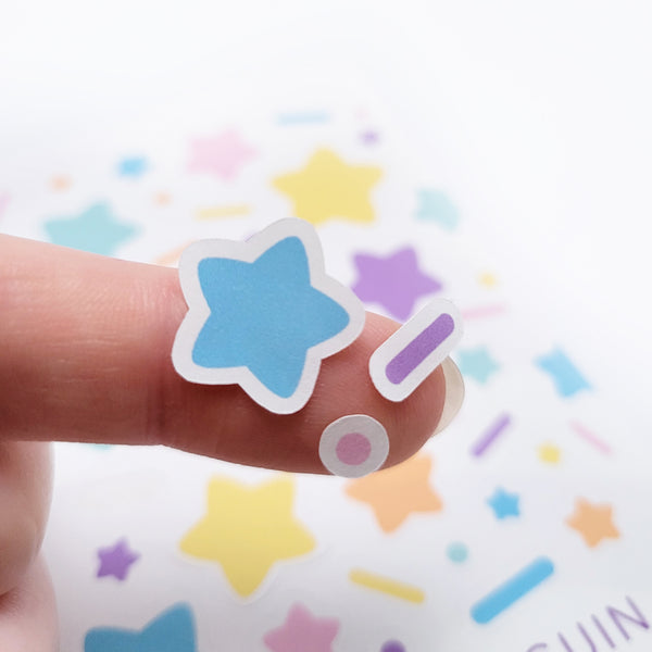 Stars & Sprinkles Journal Sticker Sheet