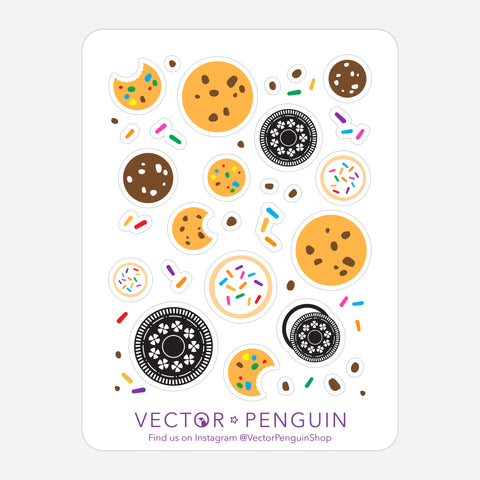 Cookies Journal Sticker Sheet