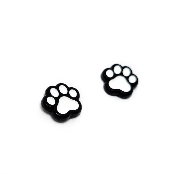 Dyed Paw Print Pin Set - 2 Piece