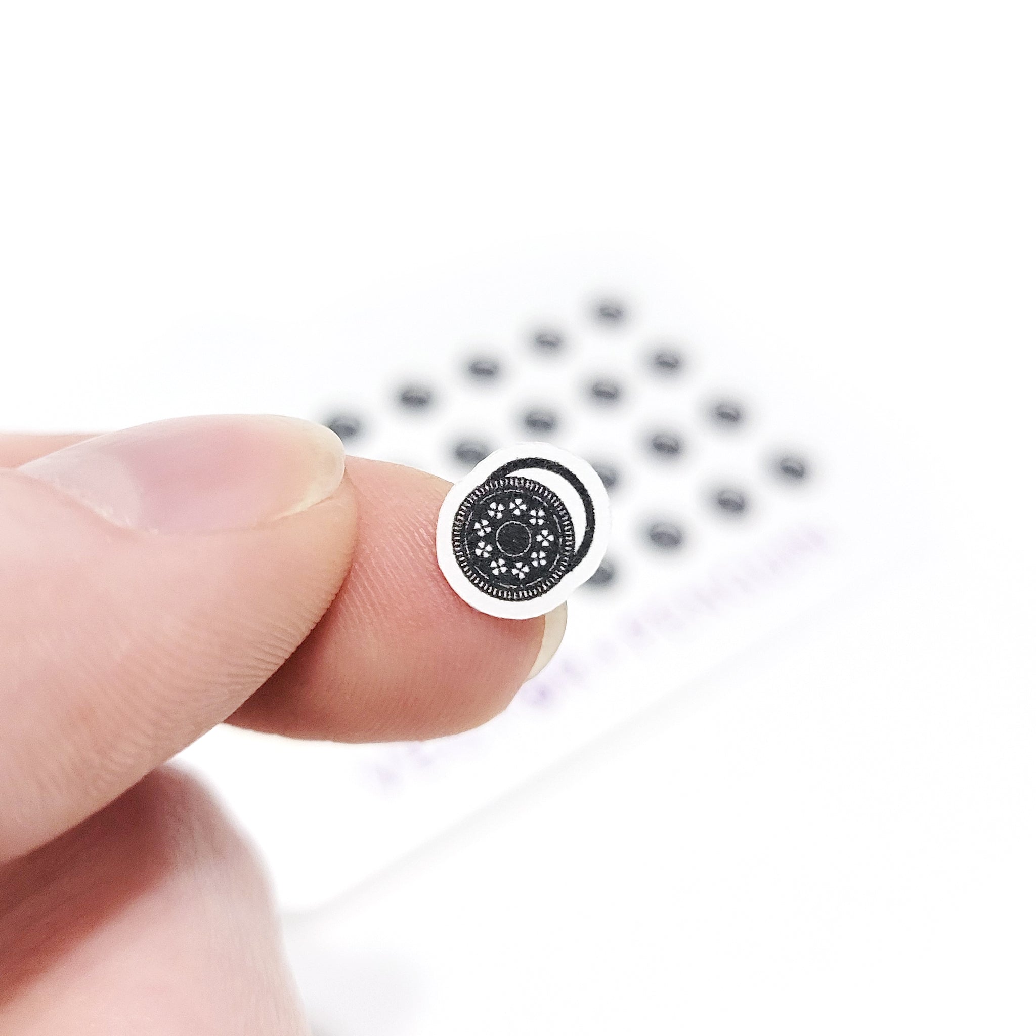 Cream Cookies Mini Journal Sticker Sheet