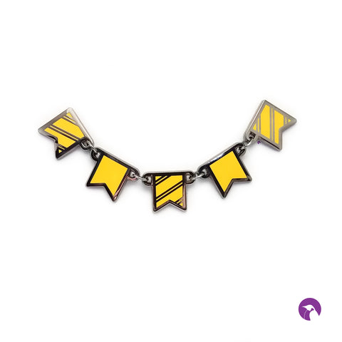 LAST CHANCE Yellow House/Team Banner Pin