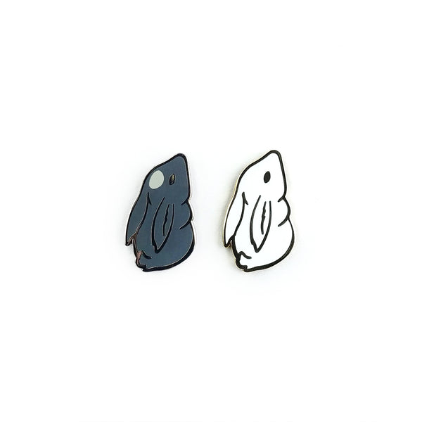White Bun Pin
