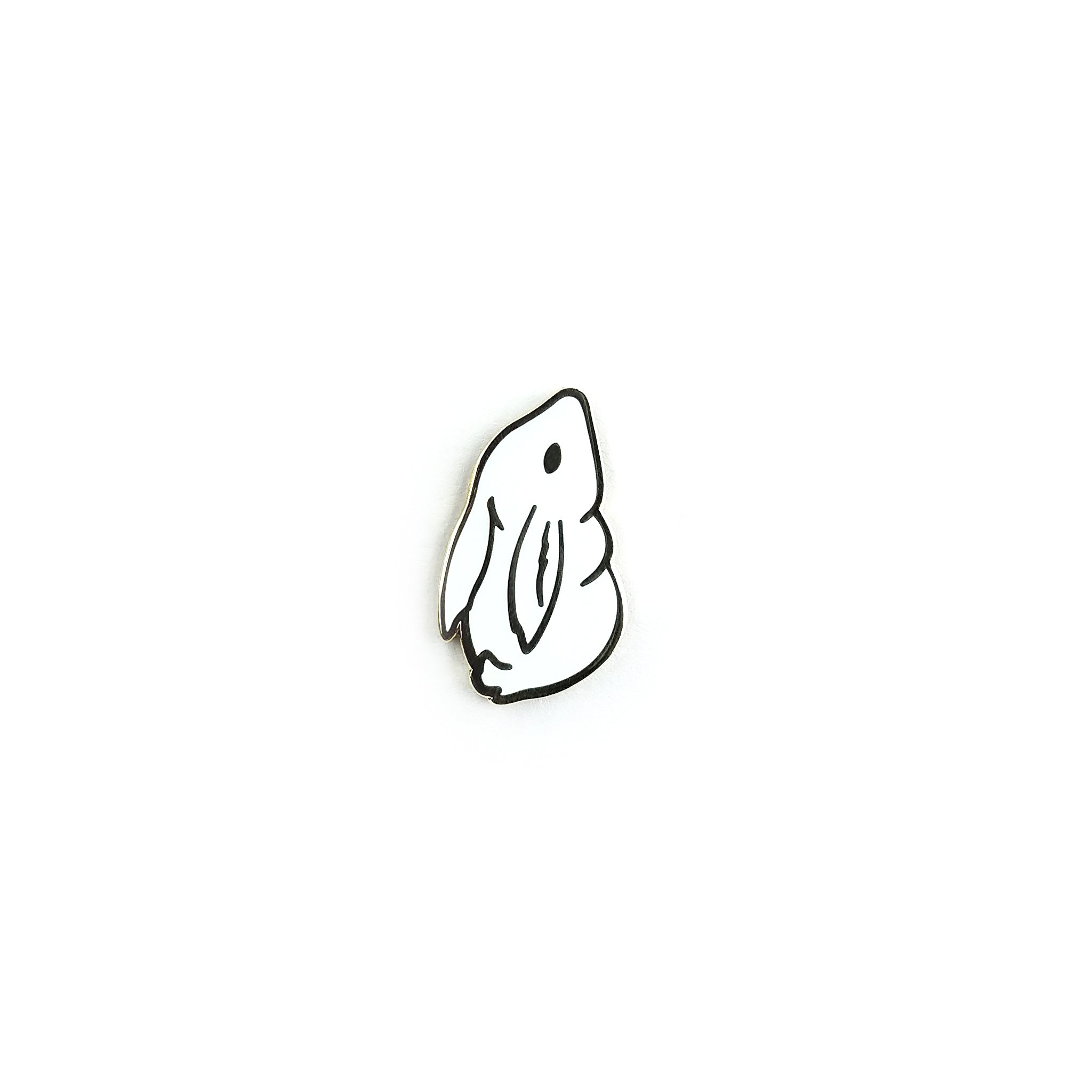White Bun Pin