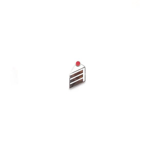 Piece of Cake Pin - Silver