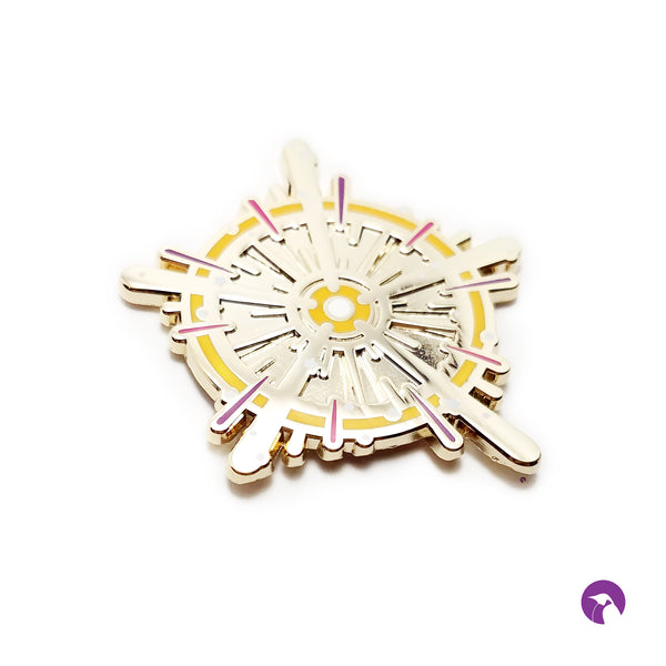 Gold Firework Enamel Pin