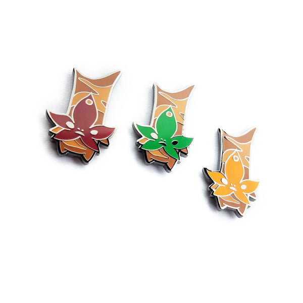 Red Forest Friend II Pin