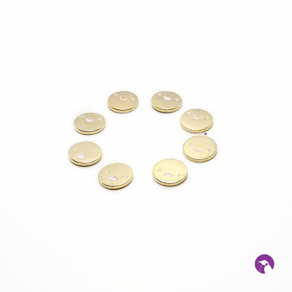 Gold Gumball Enamel Pin Set - 8 Piece  | Candy