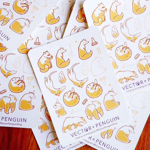 Hello Honey Journal Sticker Sheet