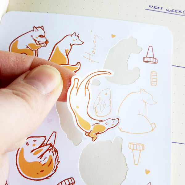 Hello Honey Journal Sticker Sheet
