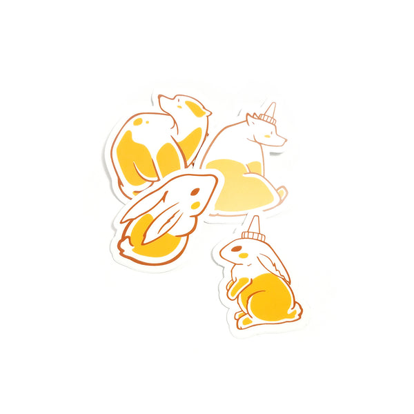 Vinyl Hello Honey Stickers