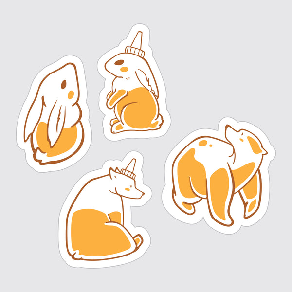 Vinyl Hello Honey Stickers