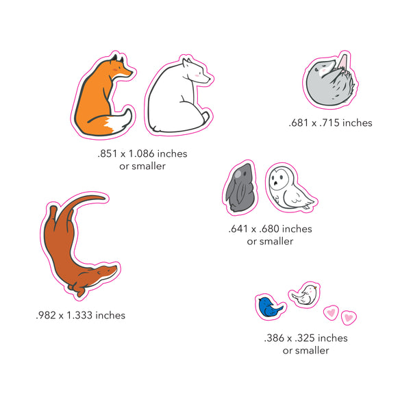 Animal Journal Sticker Sheet