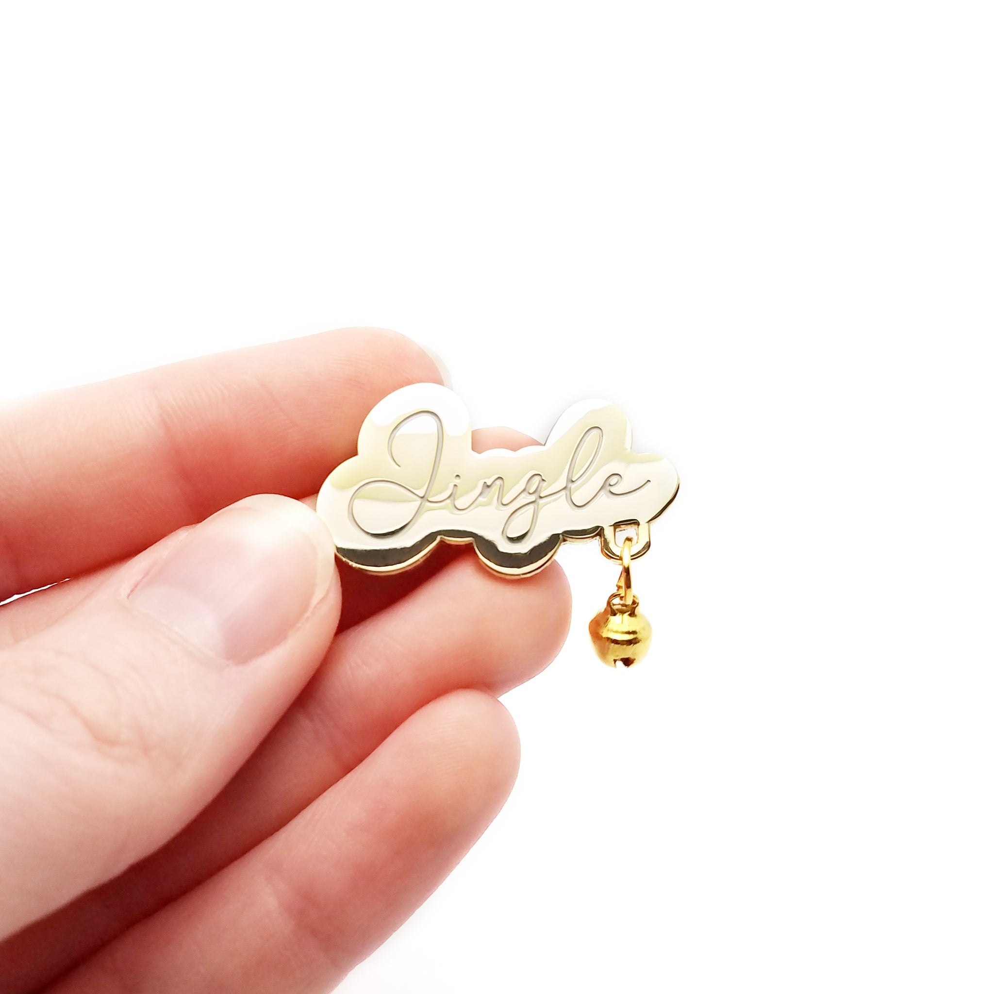 Gold Jingle Pin