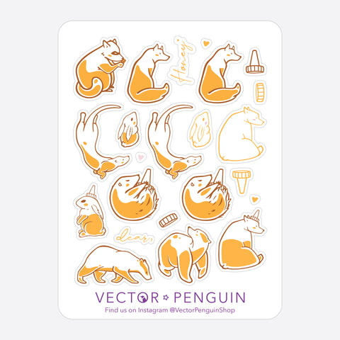 Hello Honey Journal Sticker Sheet