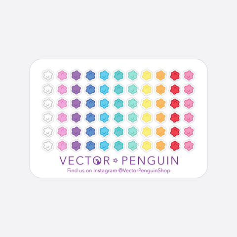 Konpeito Sweet Mini Journal Sticker Sheet