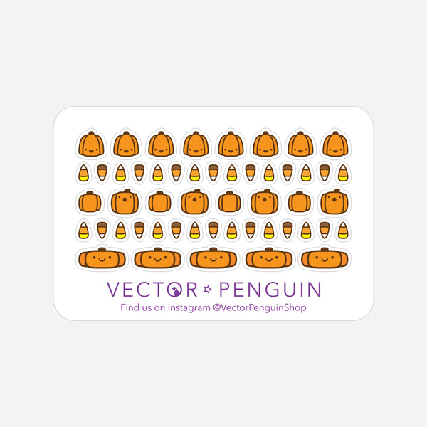 Pumpkin Patch Mini Journal Sticker Sheet