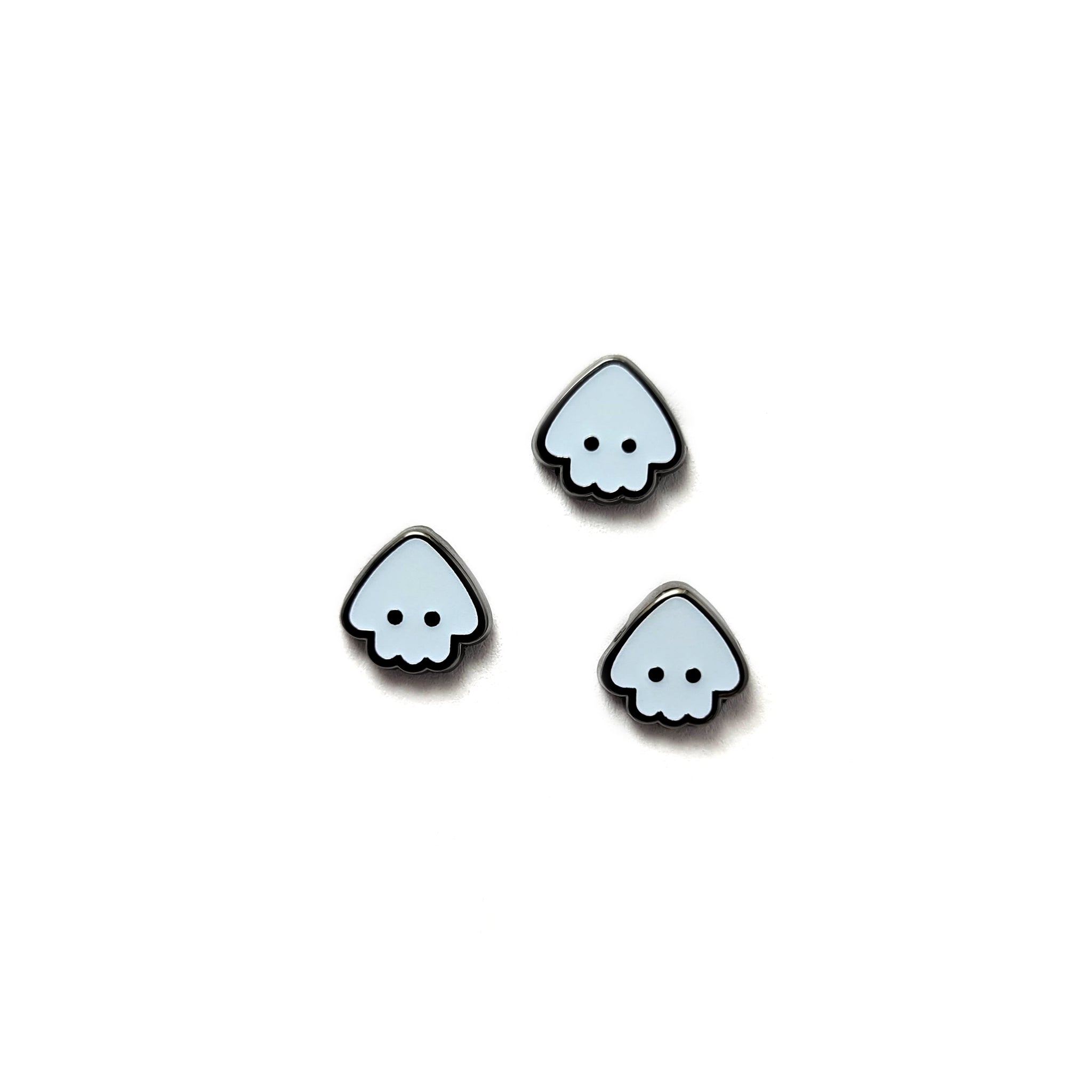 Mini Squid Pin Set - 3 piece B-Grade | Glow-in-the-Dark