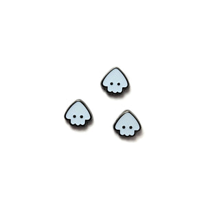 Mini Squid Pin Set - 3 piece B-Grade | Glow-in-the-Dark