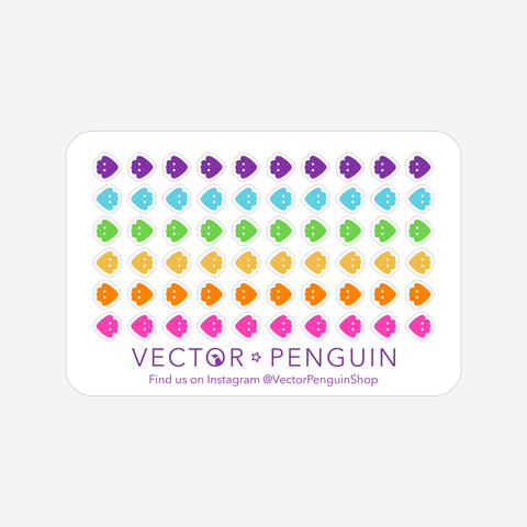 Squid Mini Journal Sticker Sheet