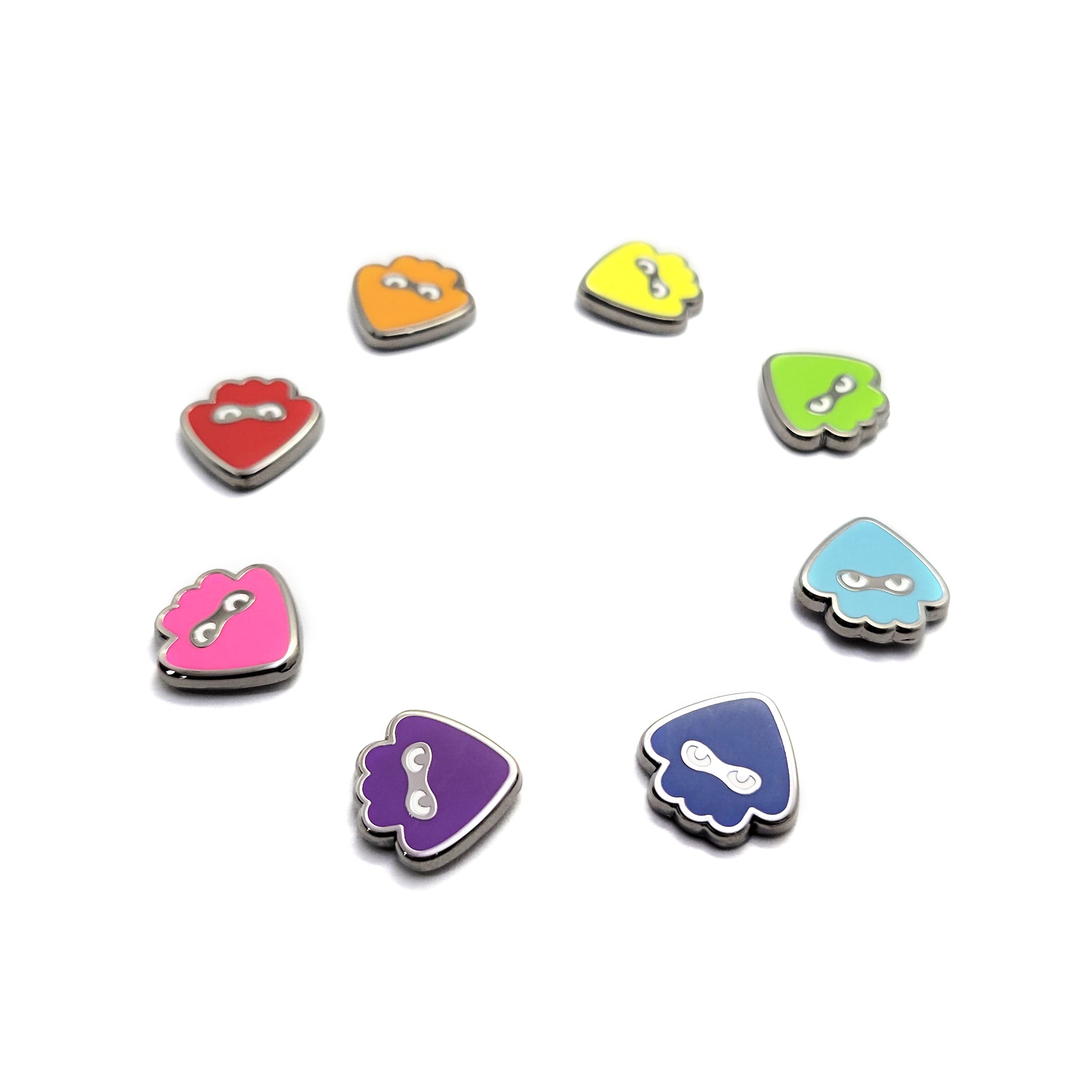 Mini Squid Pin Set - 8 piece B-Grade