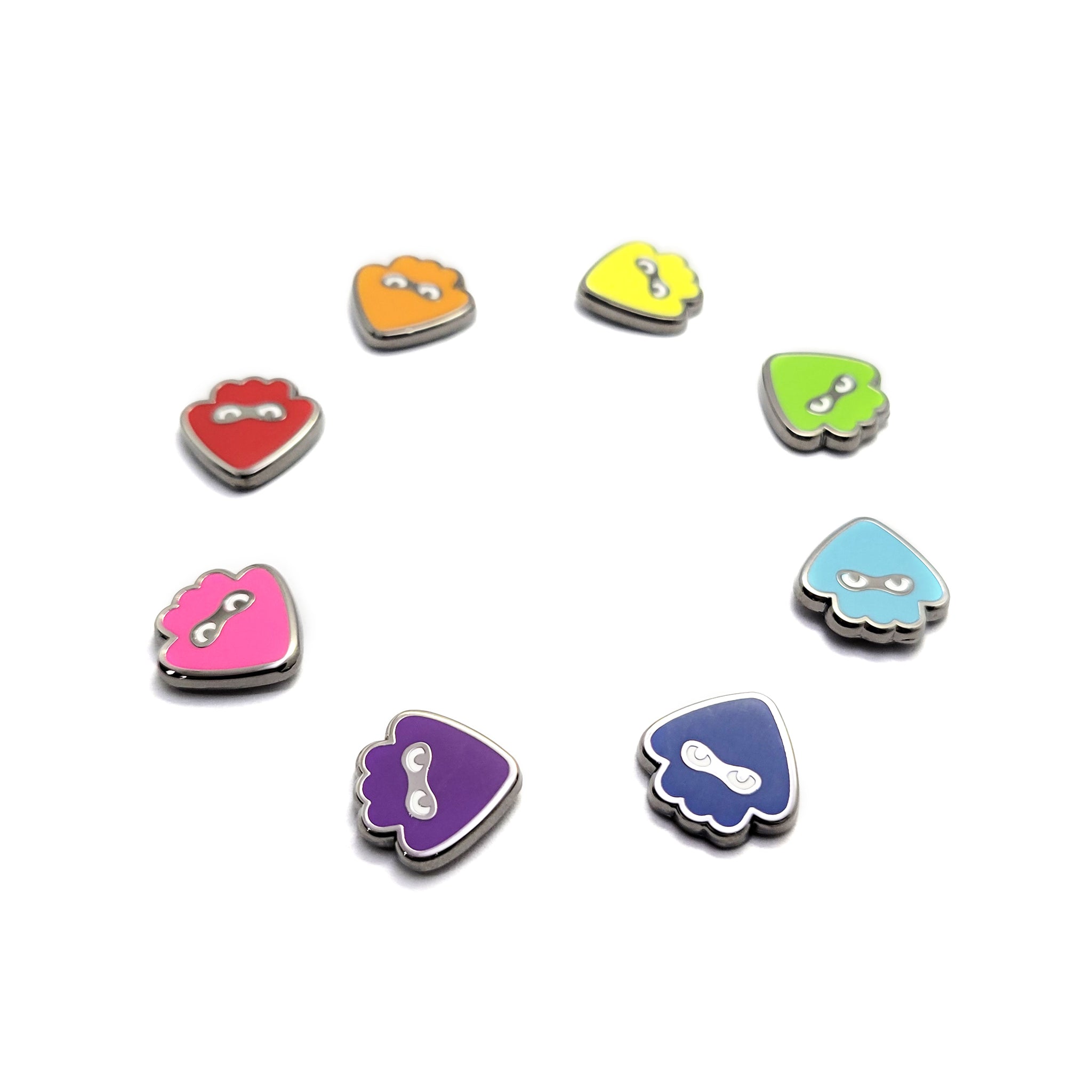 Mini Squid Pin Set - 8 piece