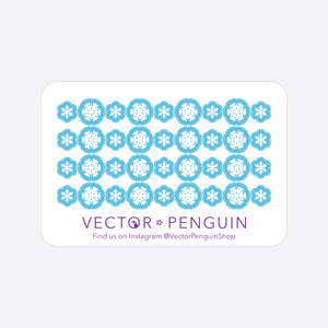 Snowflake Mini Journal Sticker Sheet