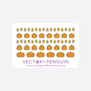 Spooky Mini Journal Sticker Sheet