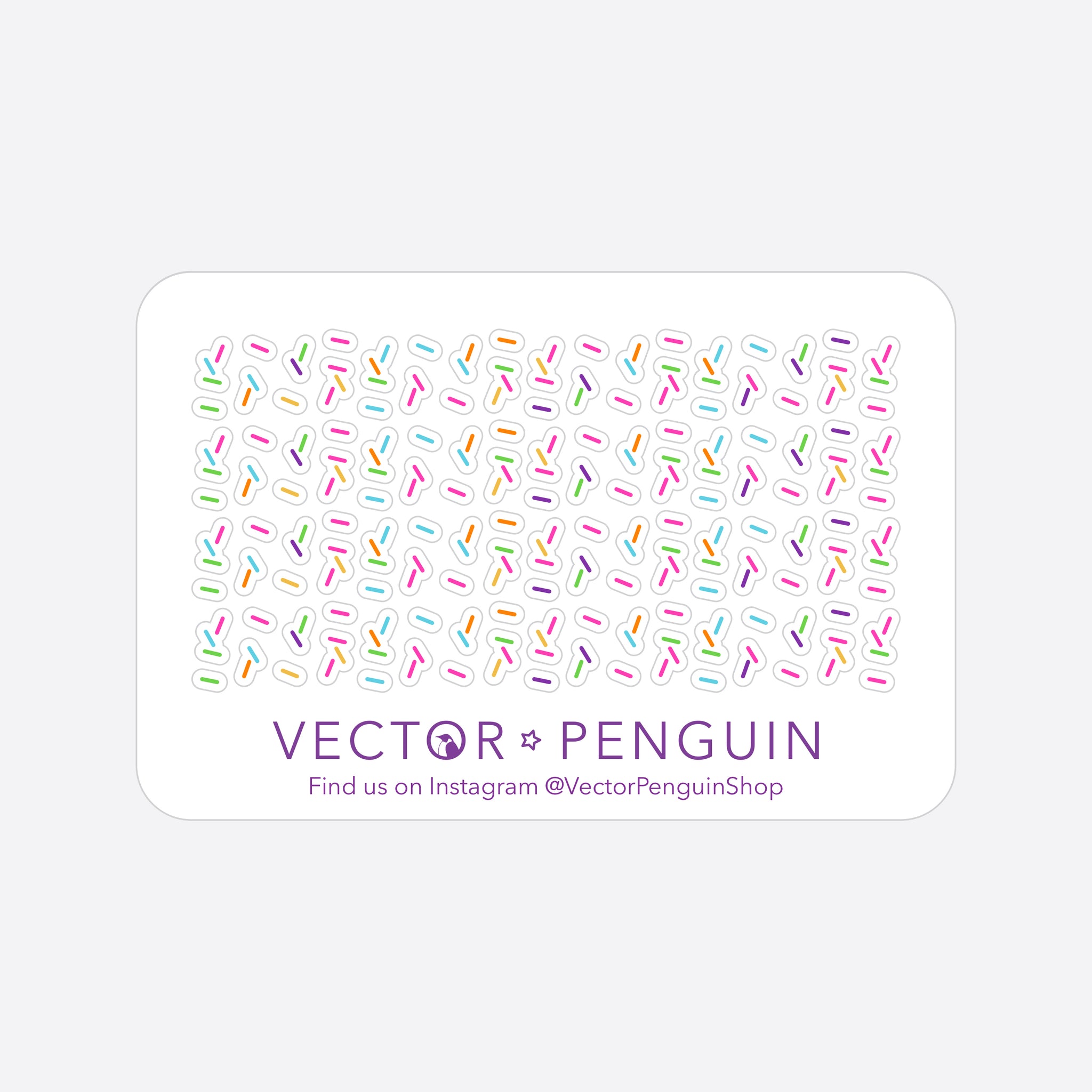 Sprinkles Mini Journal Sticker Sheet