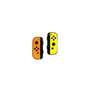 LAST CHANCE Joyful Player Pin Set - 2 piece | Orange -, Yellow +