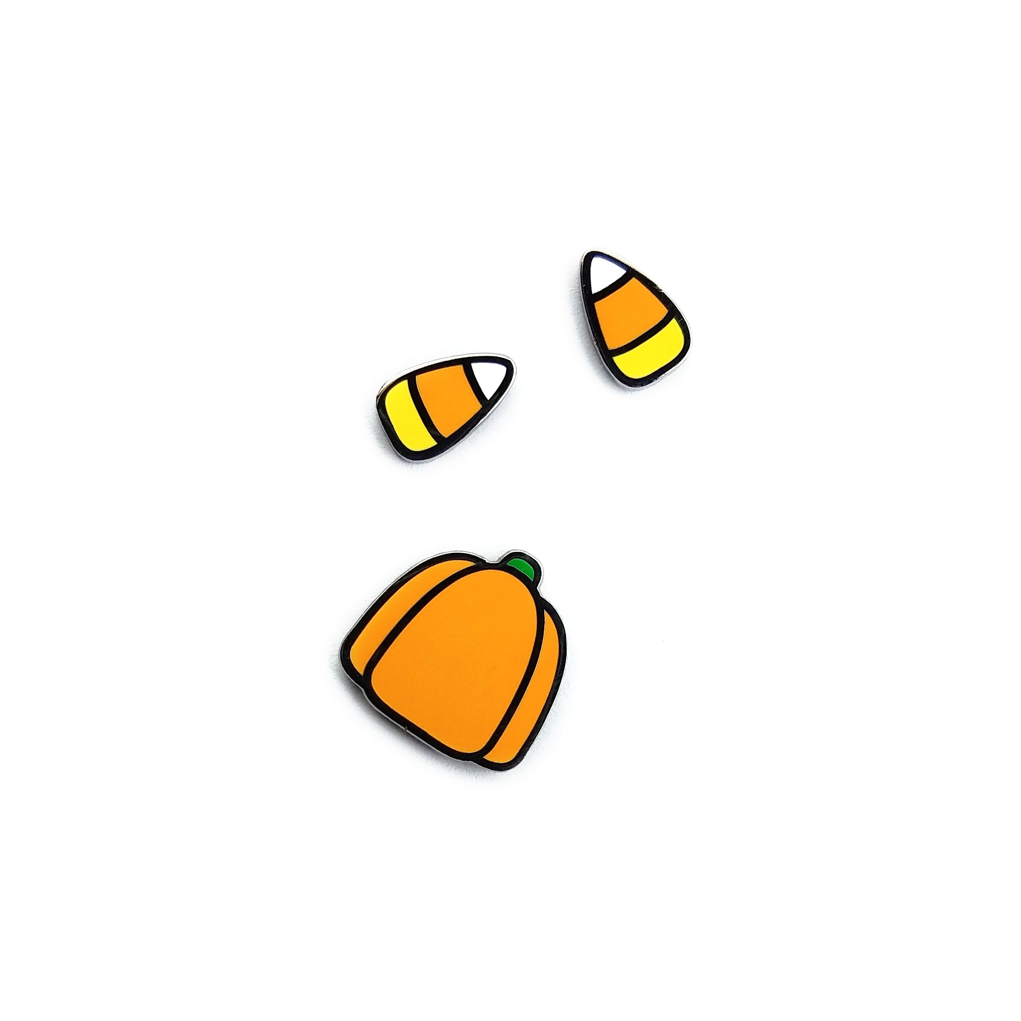 Candy Corn Pumpkin Pin Set - 3 piece
