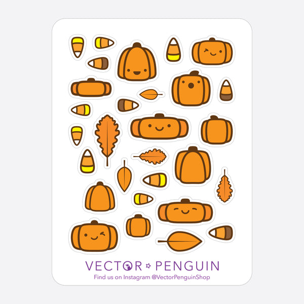 Pumpkin Patch Journal Sticker Sheet