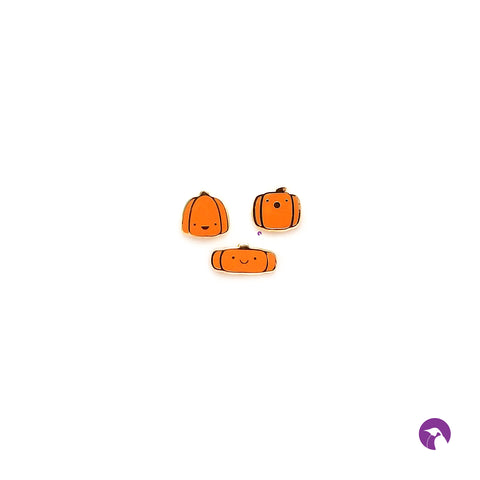 Pumpkin Patch Enamel Pin Set - 3 Piece  | Halloween