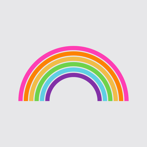 Rainbow Vinyl Decal