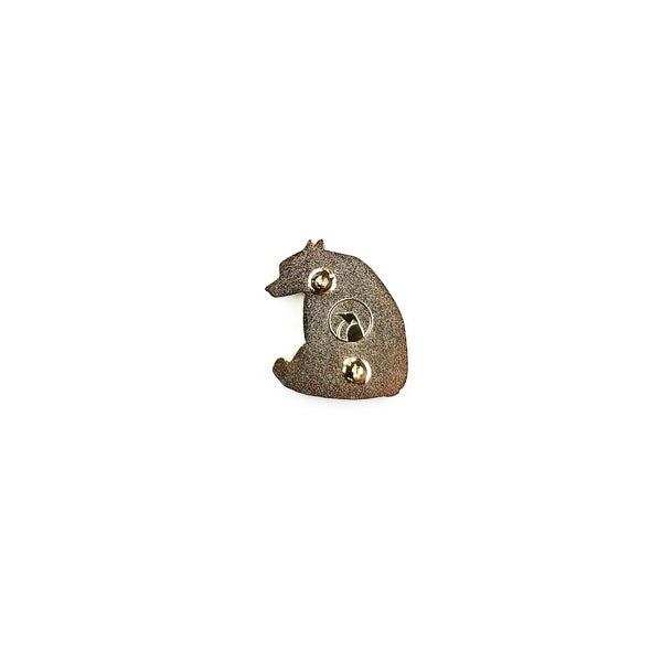 LAST CHANCE Shy White Bear Pin