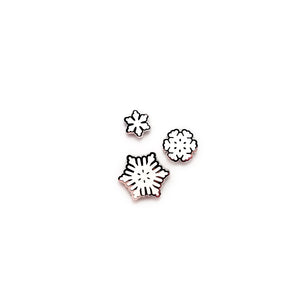 Snowflake Pin Set - 3 piece