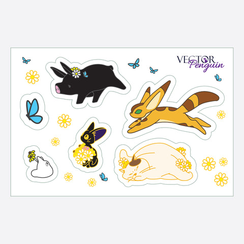Vinyl Summer Sticker Sheet
