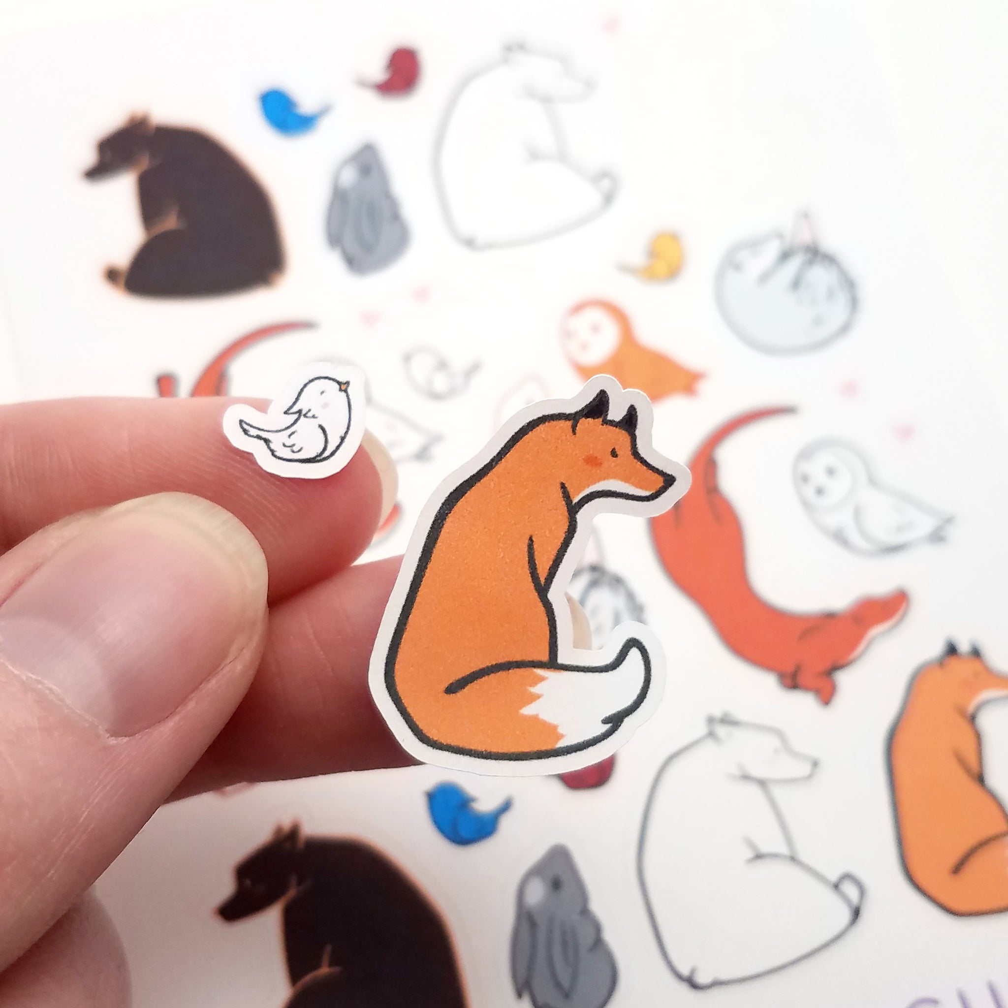 Pinguine Sticker Set – Journal Sticker, Planersticker, Winter-Tiere Motive