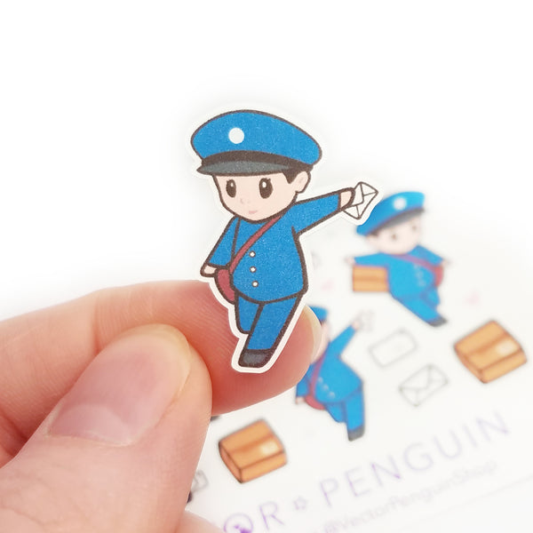 Postal Carrier Mini Journal Sticker Sheet