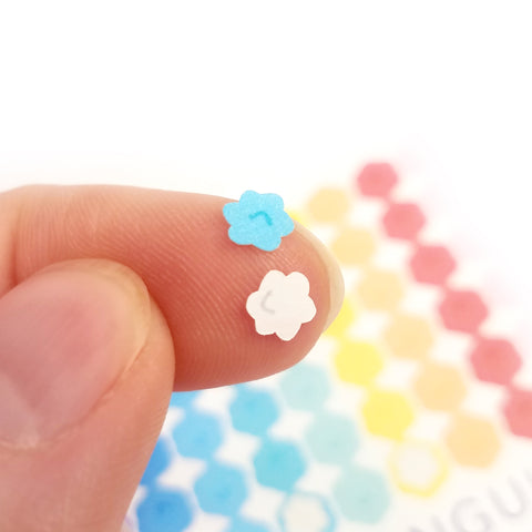 Full Color Konpeito Sweet Mini Journal Sticker Sheet