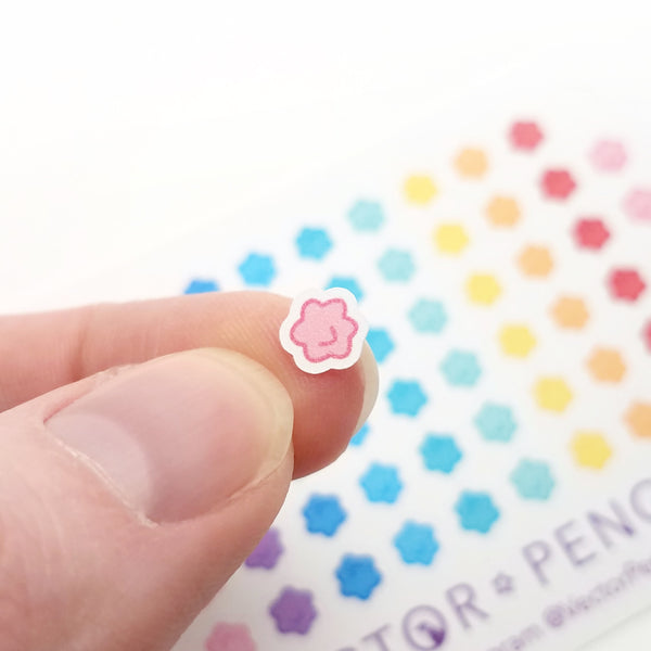 Konpeito Sweet Mini Journal Sticker Sheet