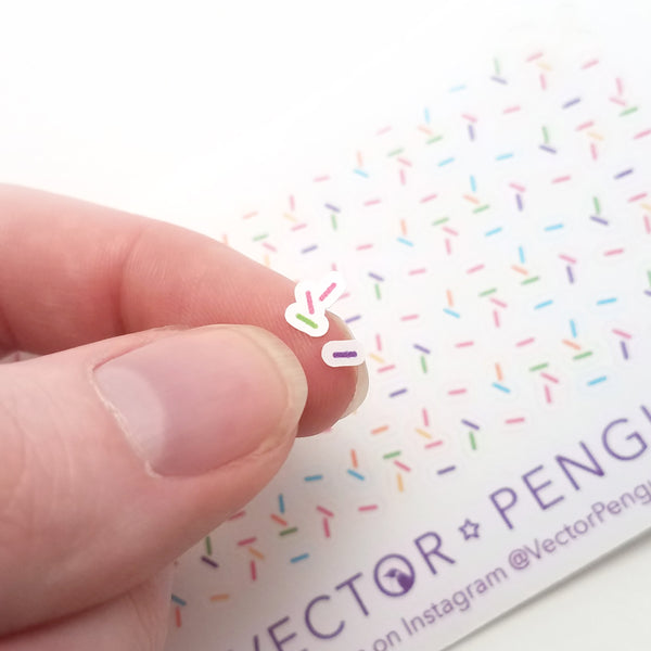 Sprinkles Mini Journal Sticker Sheet